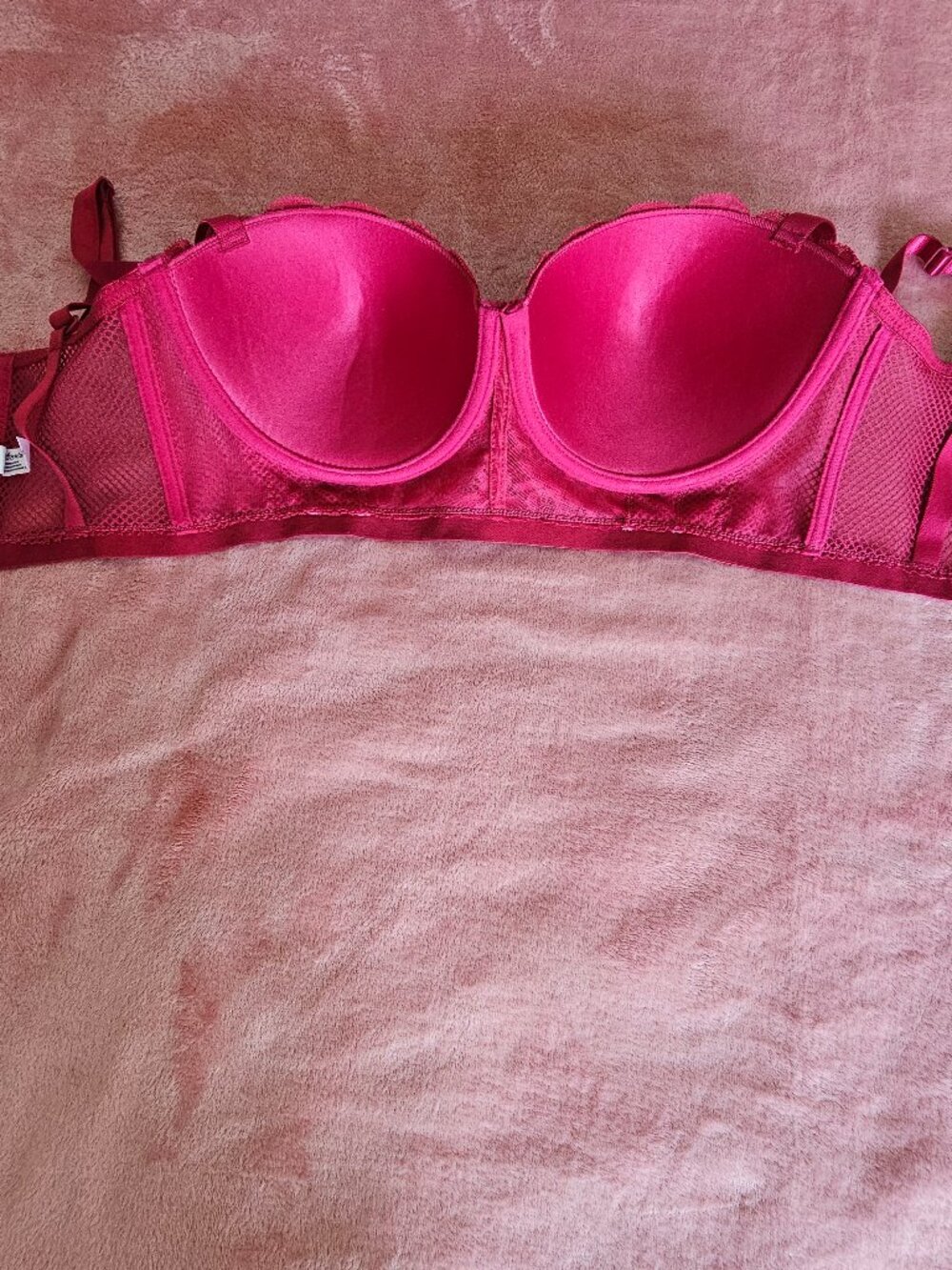 Bebe Push-Up Bra- Trio - Golden Mustard, Fuchsia & Black - Size 34DD - Picture 13 of 15